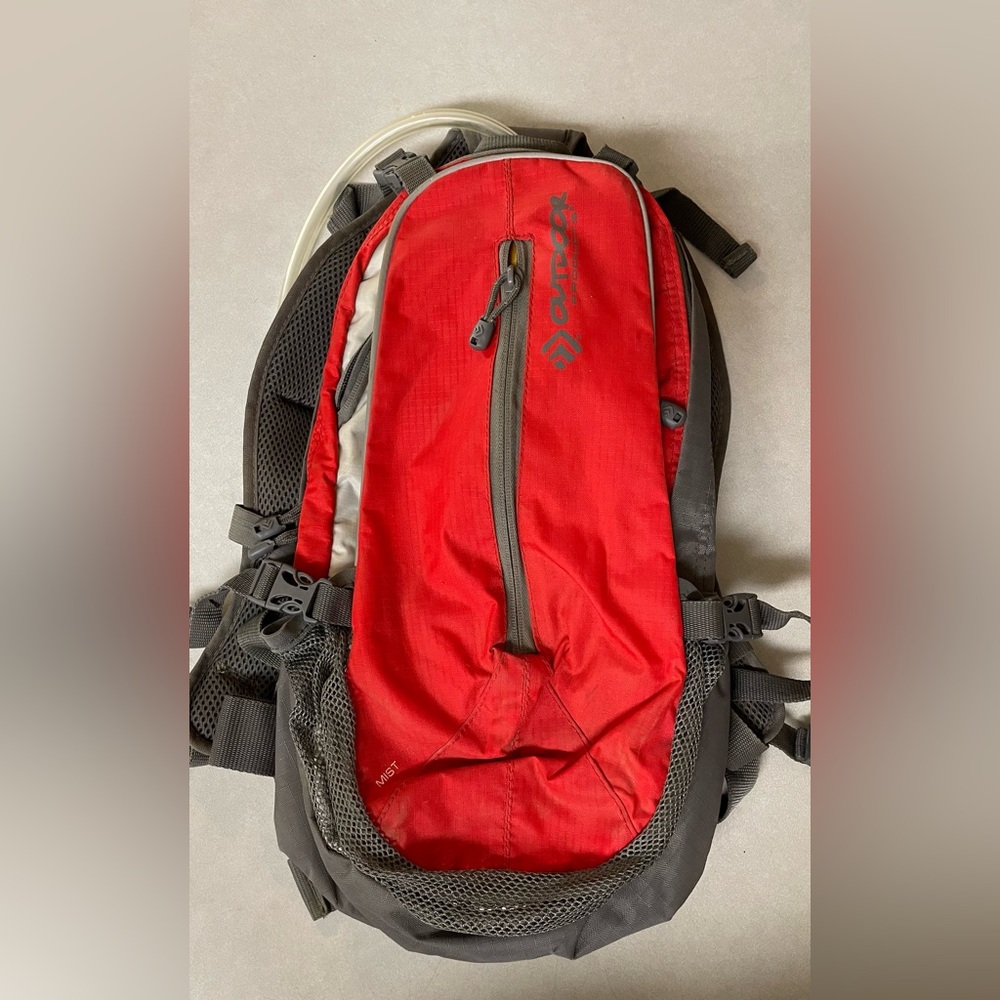 Outdoor Products hydration water  backpack ,Red, Gray , Yellow